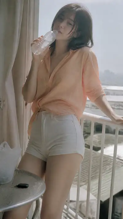 Photorealistic Japanese Film Aesthetic Portrait