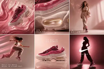 Nike Air Max 95 ピンク キャンペーングリッド