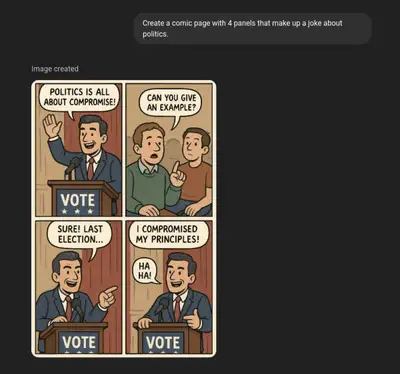 Comic Page Joke Generator
