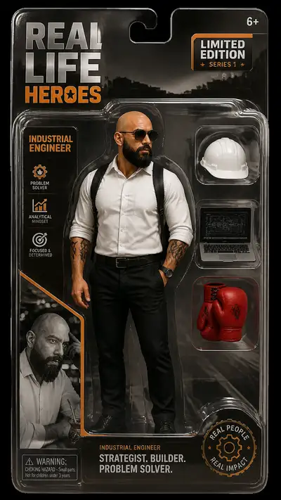 Hyper-realistic collectible action figure in retail packaging
