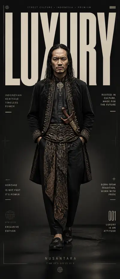 Luxury Editorial Fashion Poster Prompt