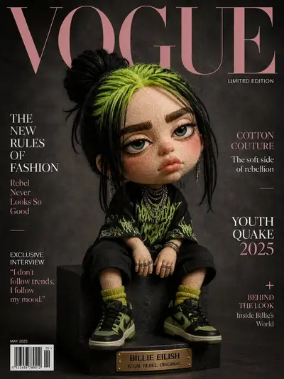 Cotton Couture Hero Doll Transformation Prompt