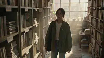 Après-midi dans une librairie de Séoul façon MiniDV, nostalgie automnale