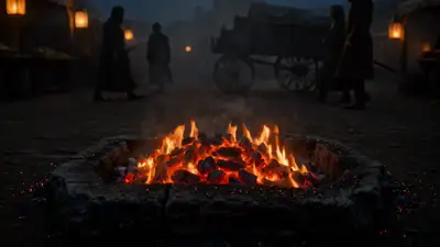 Phoenix Rising from Embers - Cinematic Fire Video Prompt