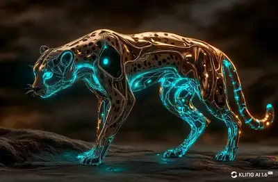 Biomechanical Cheetah Animation Prompt