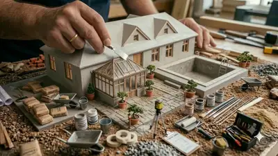 Luxury Farmhouse Painting and Pool Timelapse