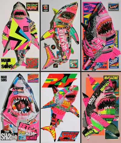 90s Slop Collage Maui & Sons Moodboard