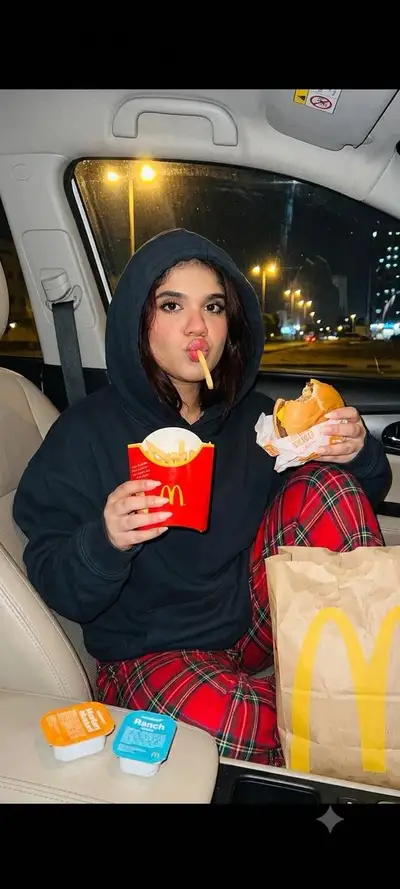 Midnight Munchies: Candid Night Car Scene