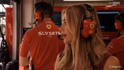 F1-Boxengasse-Übertragungsscreenshot in der letzten Runde