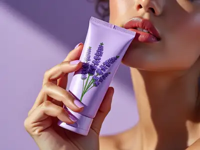 Elegant Hand Cream Product Photography