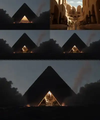 Midjourney + Runway Portal Effect Workflow