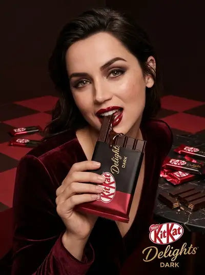Ana de Armas Luxury Dark Chocolate Ad