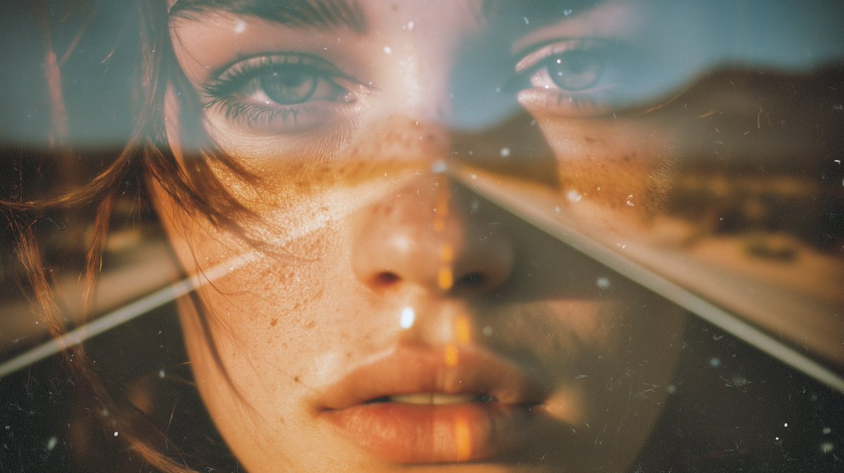 Highway Double Exposure Portrait Generator