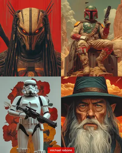 Midjourney Movie Character Style Prompt