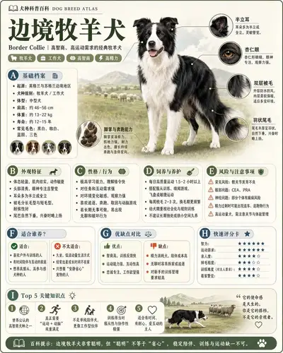 Modular Chinese encyclopedia-style infographic template for any topic