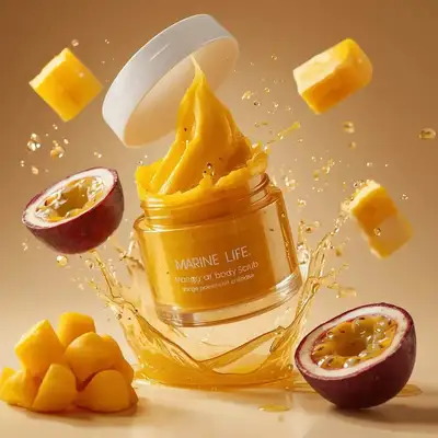 Hyperrealistic Cosmetic Product Photography with Exploding Elements