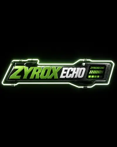 Zyrox Echo brand logo recreated from a reference image