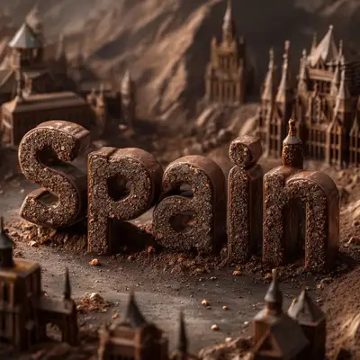 Chocolate Spain Cityscape