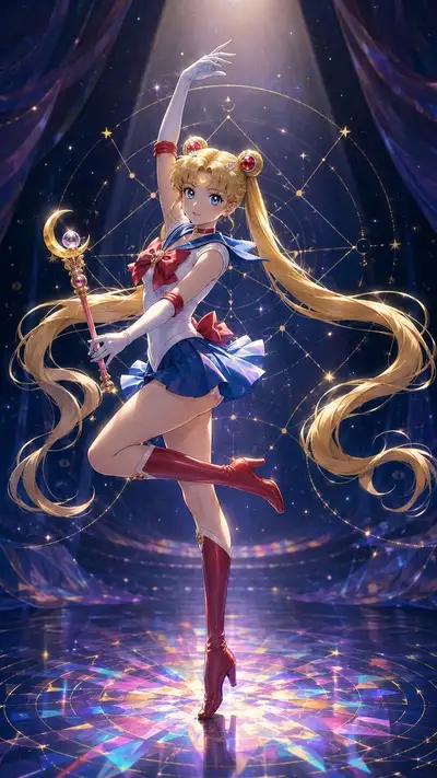 Sailor Moon Stained Glass Dance Series
