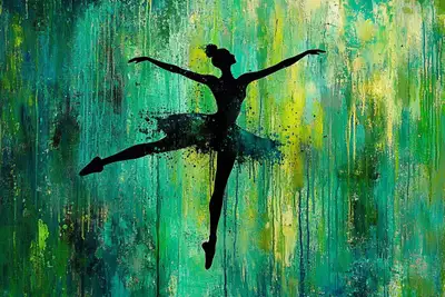 Abstract Textured Canvas Art Prompt