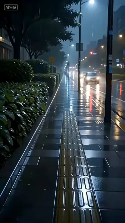 Cute Penguin Girl Rescued in Rain