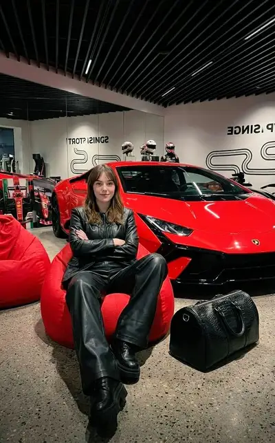 Luxury Showroom Supercar Portrait Edit