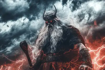 Asgardian Thunder Eclipse Art Prompt