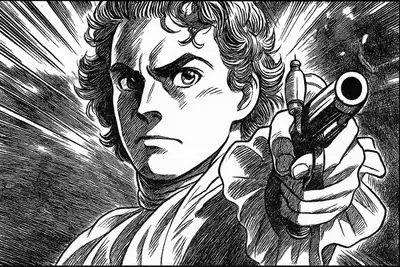 Monochrome Manga Frame Style Prompt