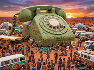 Ordinary object reimagined as an epic travel landmark