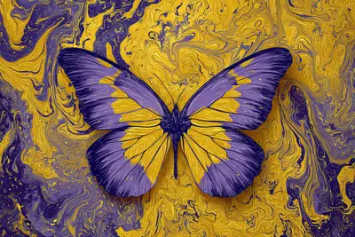 Psychedelic Marble Mirage Prompt