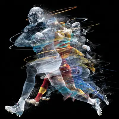 Sports Poster Time-Freeze Motion Prompt