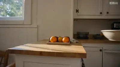 Vlog de Fruteira Aconchegante na Cozinha com Estilo de Câmera de Mão
