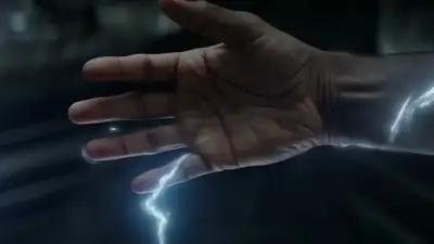 Lightning-Charged Hand Energy Burst