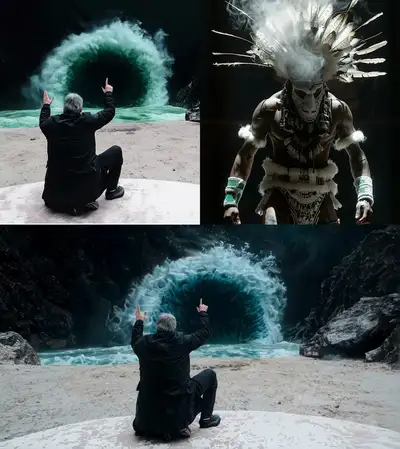 Cinematic Mayan Spirit Summoning Workflow