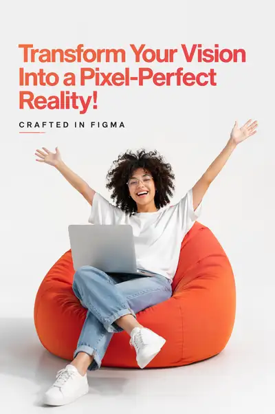 Premium Figma branded UI/UX design service poster