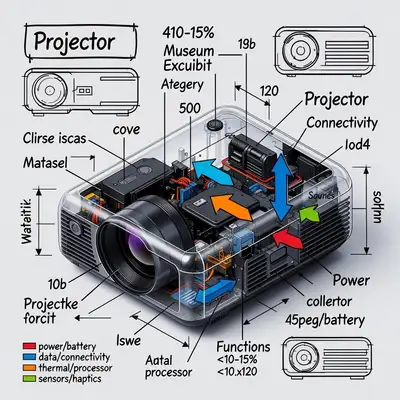 Isometrische technische Infografik-Vorlage für jedes Objekt (Grok Imagine)