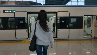 Ultra-Realistic Rainy Train Station Lifestyle Video