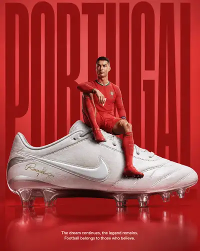 Cristiano Ronaldo Portugal Nike campaign poster