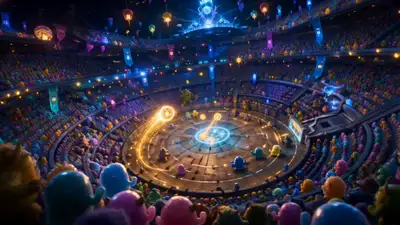 Gelee-Kreaturen-Magisches-Arena-Showdown-Video-Prompt