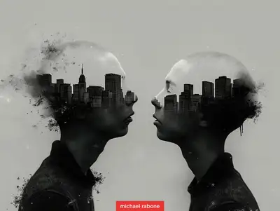 Sci-Fi Double Exposure Midjourney Prompt
