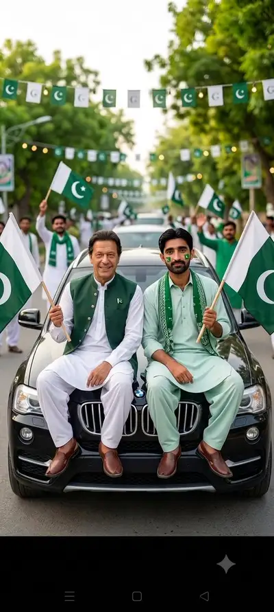Patriotic Independence Day Car Photo Prompt