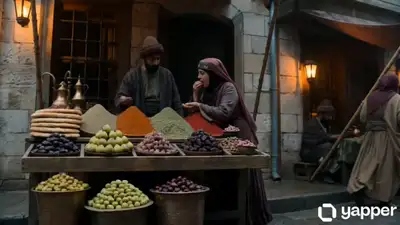 Ottoman Bazaar Cinematic Continuous Shot