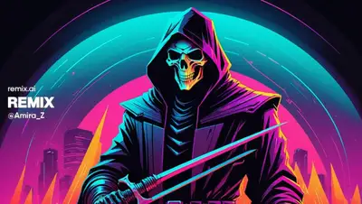 Retro Cyberpunk Illustration Prompt