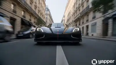 Cinematic Car Chase: 10-Shot Drift Sequence