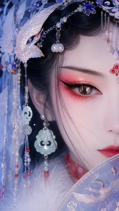 Chinese Opera Beauty Close-Up Portrait Series (Chinese)