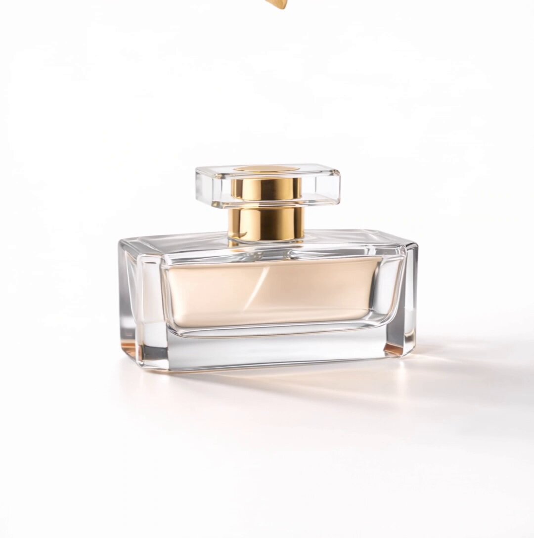 Luxury Perfume Bottle Spin with Exploded Ingredients Video