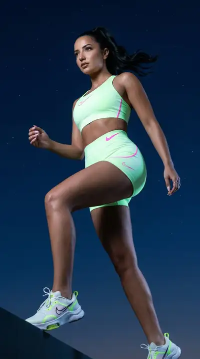Nike Pro Inspired Athletic Campaign Photo