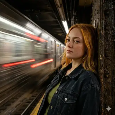 Cinematic Subway Portrait
