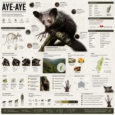 Premium Wildlife Infographic Prompt