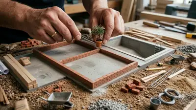 Farmhouse Walls and Pool Construction Timelapse